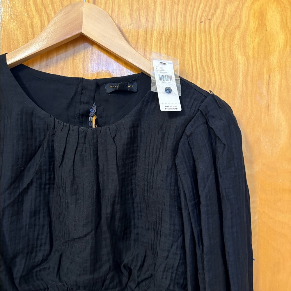 NWT Anthropologie Current Air black sequin top - Picture 4 of 8